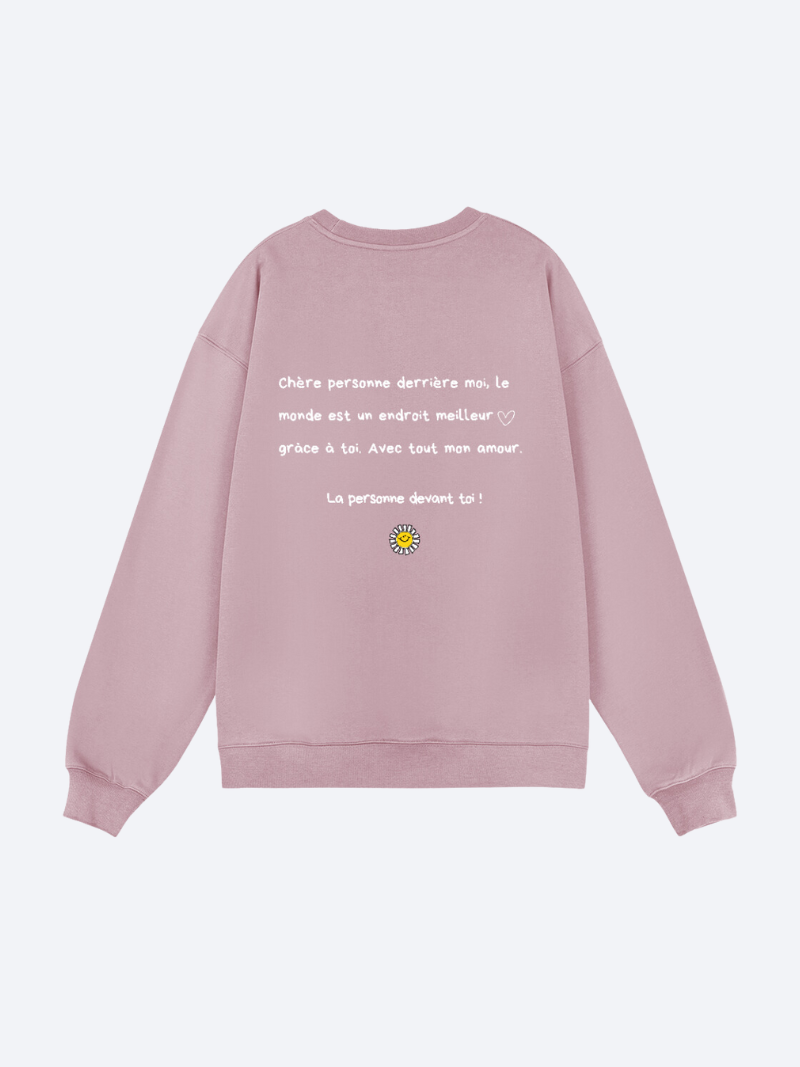 Sweatshirt - Un Message d'Amour à Partager