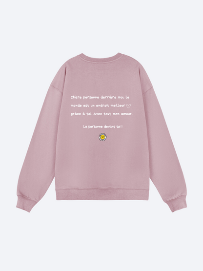 Sweatshirt - Un Message d'Amour à Partager