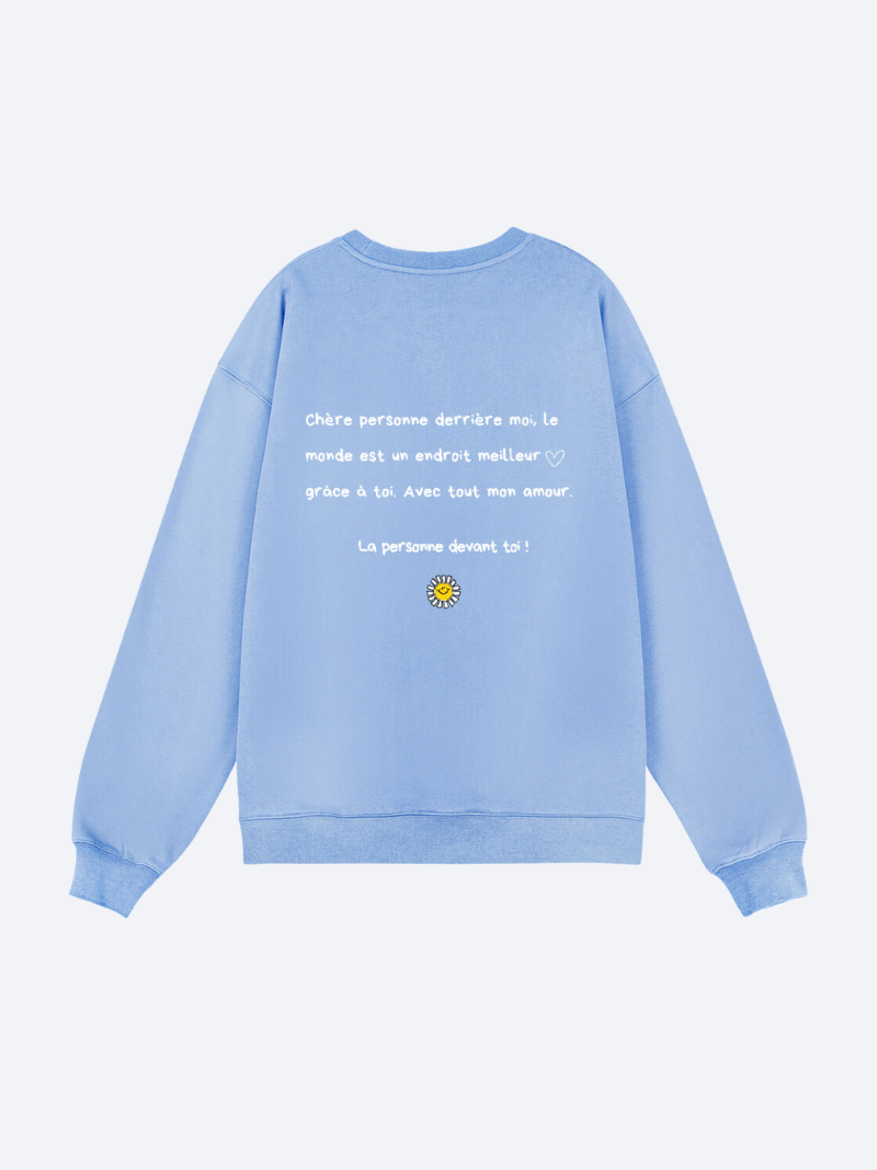 Sweatshirt - Un Message d'Amour à Partager